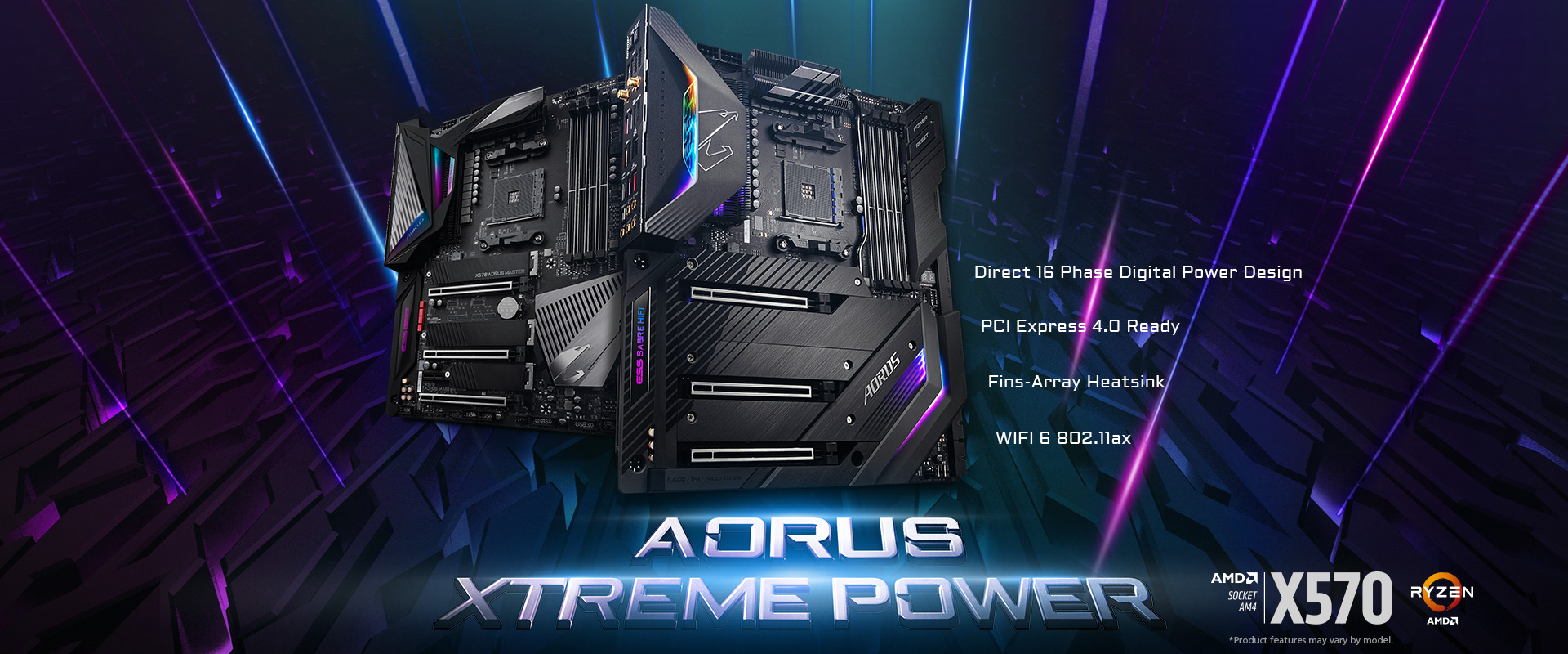 GIGABYTE Advances To PCIe 4.0 With X570 AORUS Motherboards